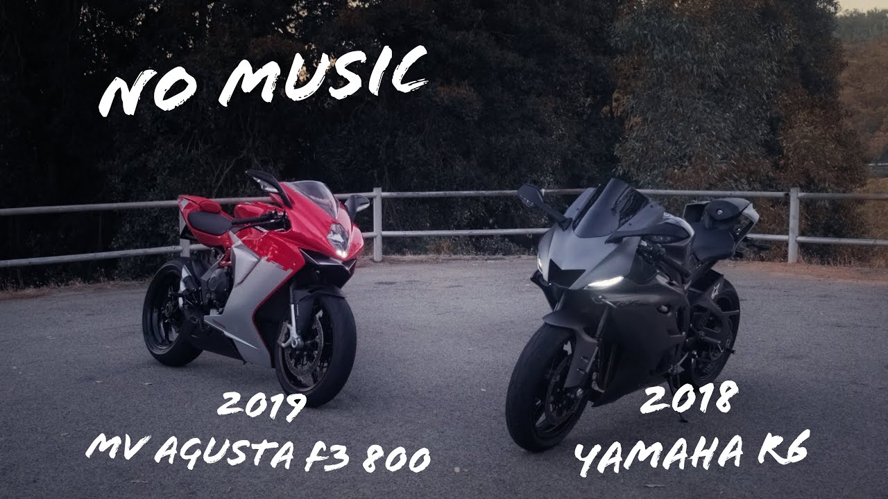 MV Agusta F3 800 // Yamaha R6 (His and Hers) | Pure Sound (NO MUSIC)