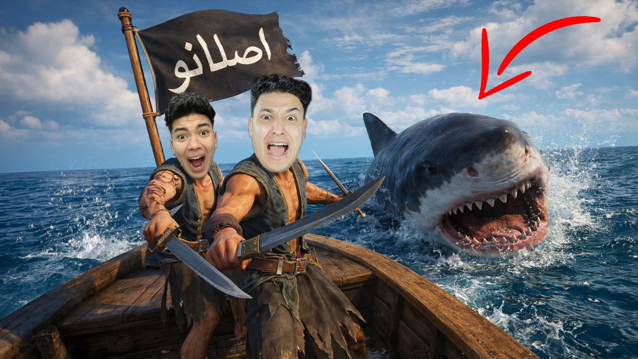 بنينا مركب وصرنا قراصنة! 🏴‍☠️ (أنا وعبده في أخطر مغامرة بالبحر)