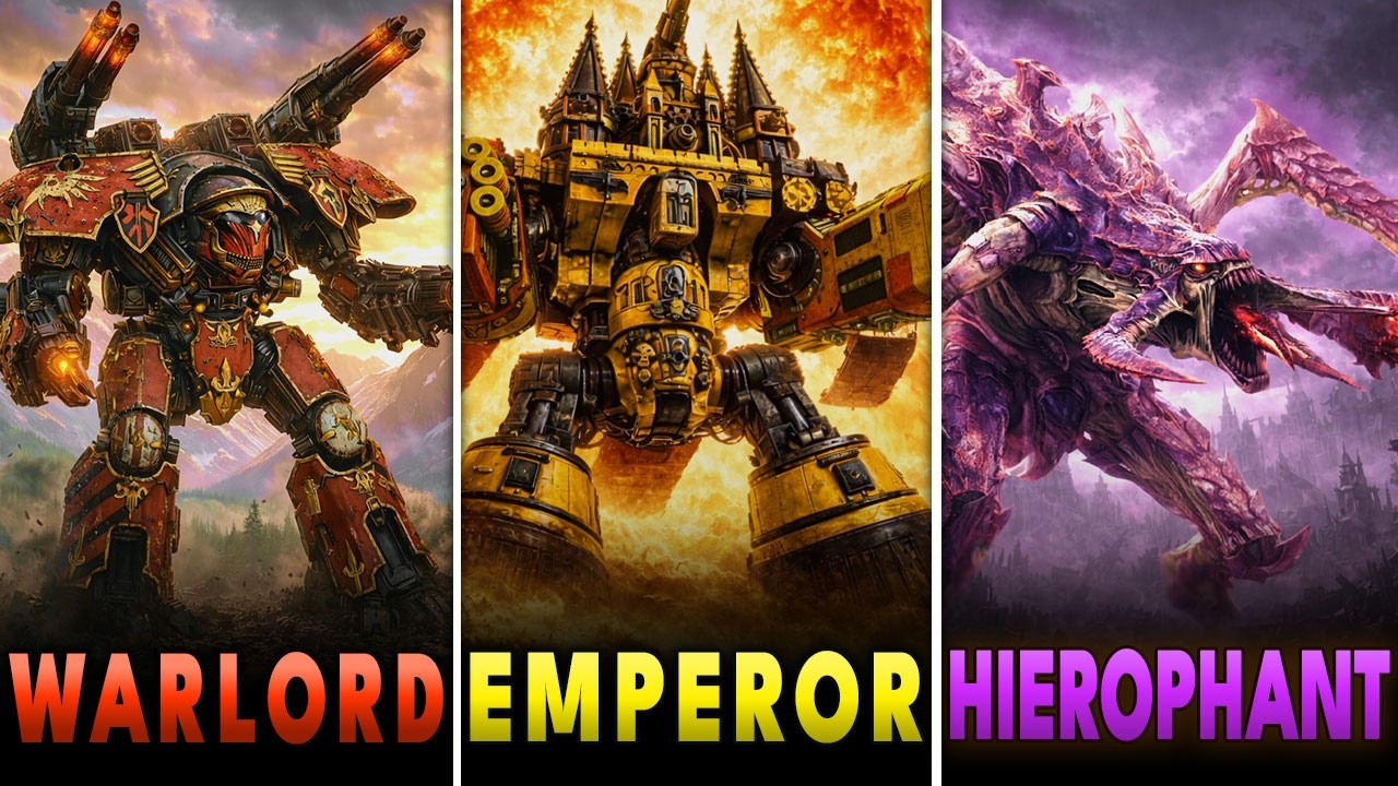 Every Titan Class in Warhammer 40k Explained