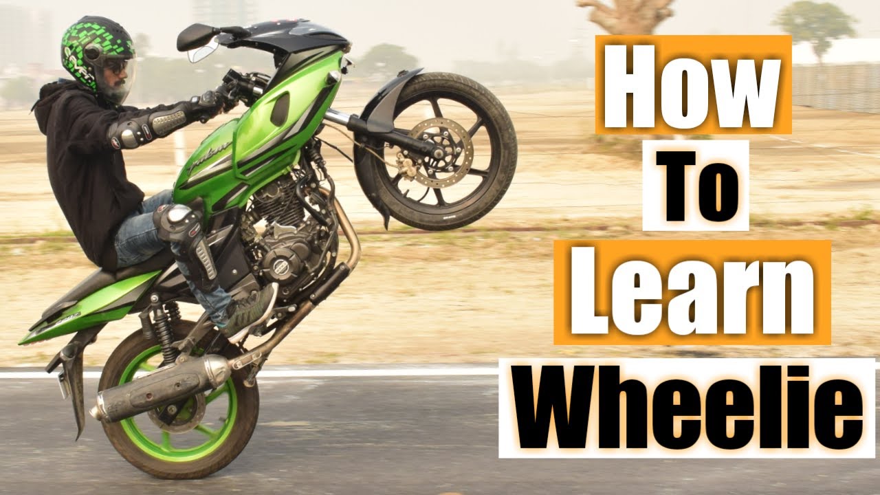 How To Learn Wheelie ? | Easy Steps | Tutorial in Hindi | tdr lko.