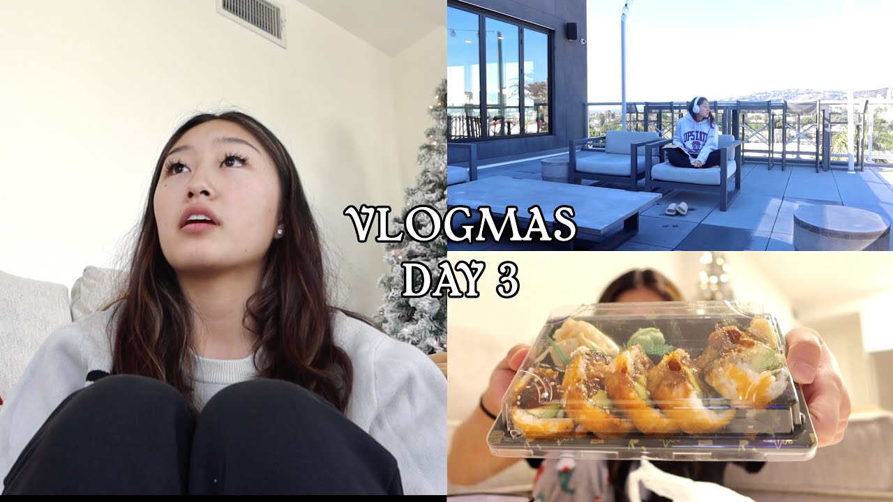 VLOGMAS DAY 3 *reality check (breakdown, mukbang, stress)