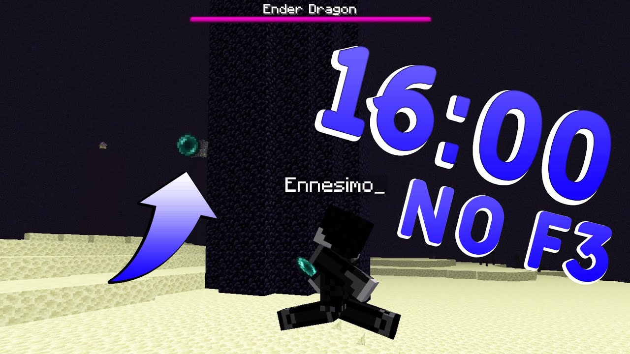 Speedrun: stavo per fare 16 minuti senza usare F3, ma poi...