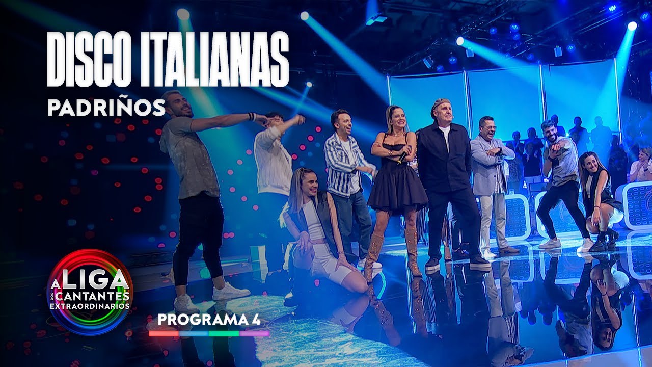DISCO ITALIANAS - Padriños | A Liga dos Cantantes Extraordinarios