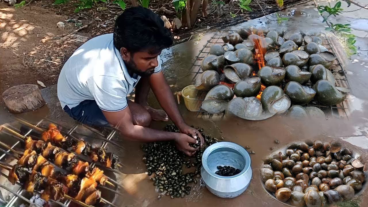 nathai curry in tamil | snail recipe | nathai kari recipe in tamil | Ungal Thambi