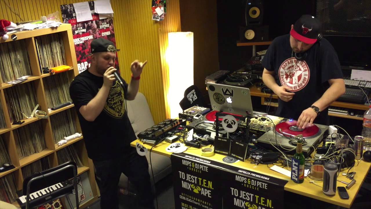 Zapowiedź ze studia MOPS x DJ PETE TO JEST T.E.N. MIXTAPE