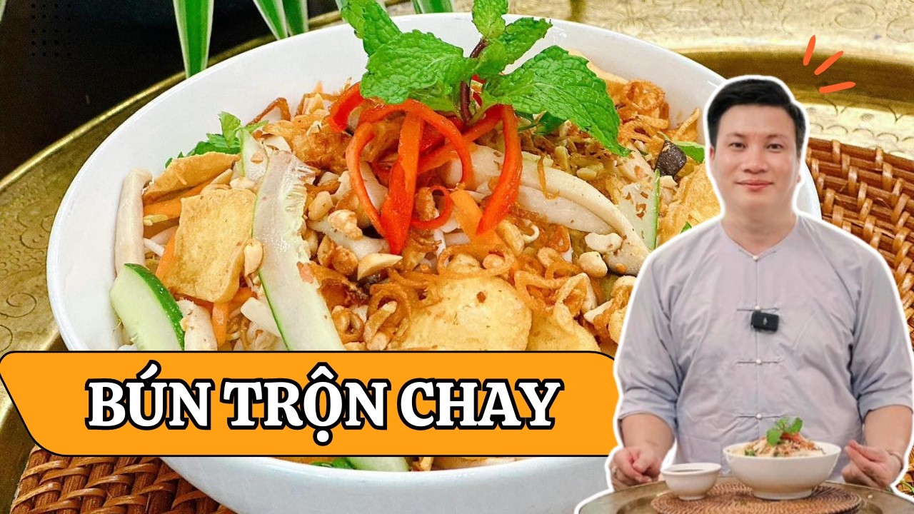 Thanh mát BÚN TRỘN CHAY cho ngày hè dễ ăn , dễ làm| Cùng Cháu Vào Bếp