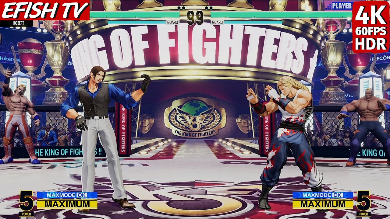 Robert Garcia vs Andy Bogard (Hardest AI) - KOF XV