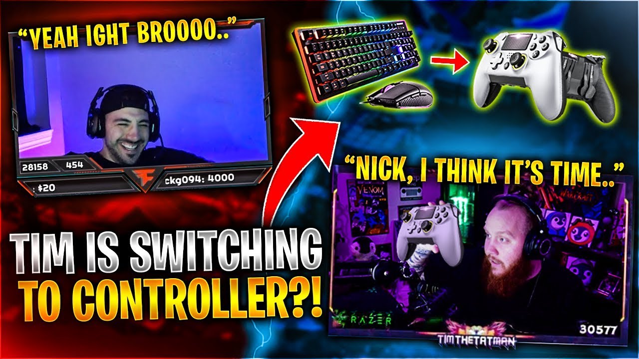 Timthetatman is SWITCHING To Controller?!  Feat. KingRichard & NioRooch