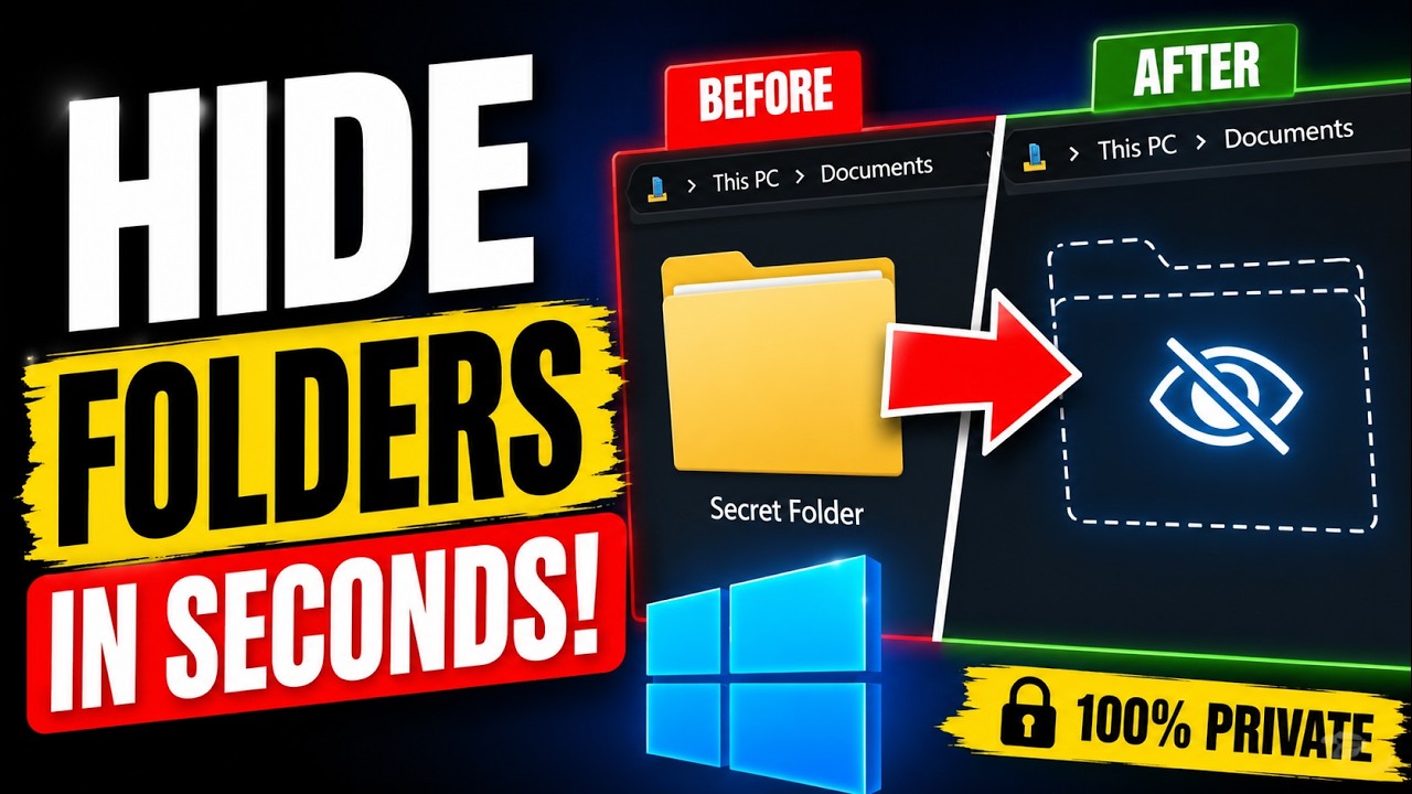 How to Hide Folders in Windows 11, 10, 7 & 8 | 2026 Guide