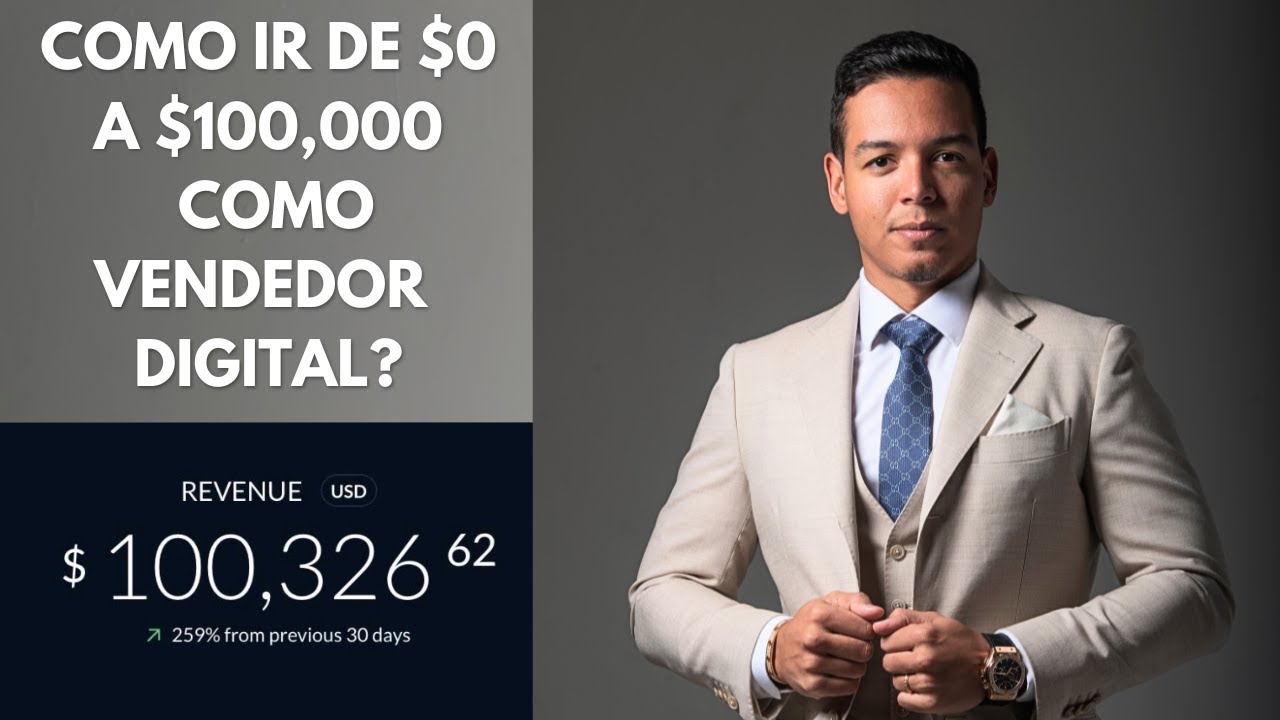(CURSO GRATIS) Como ir de $0 a $100,000 con un Negocio por Internet como Vendedor Digital?