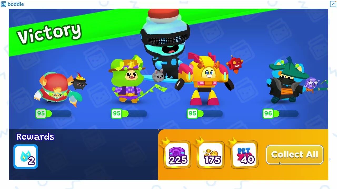 Boddle new BB update! getting my tsunami kitty to level 99!!!