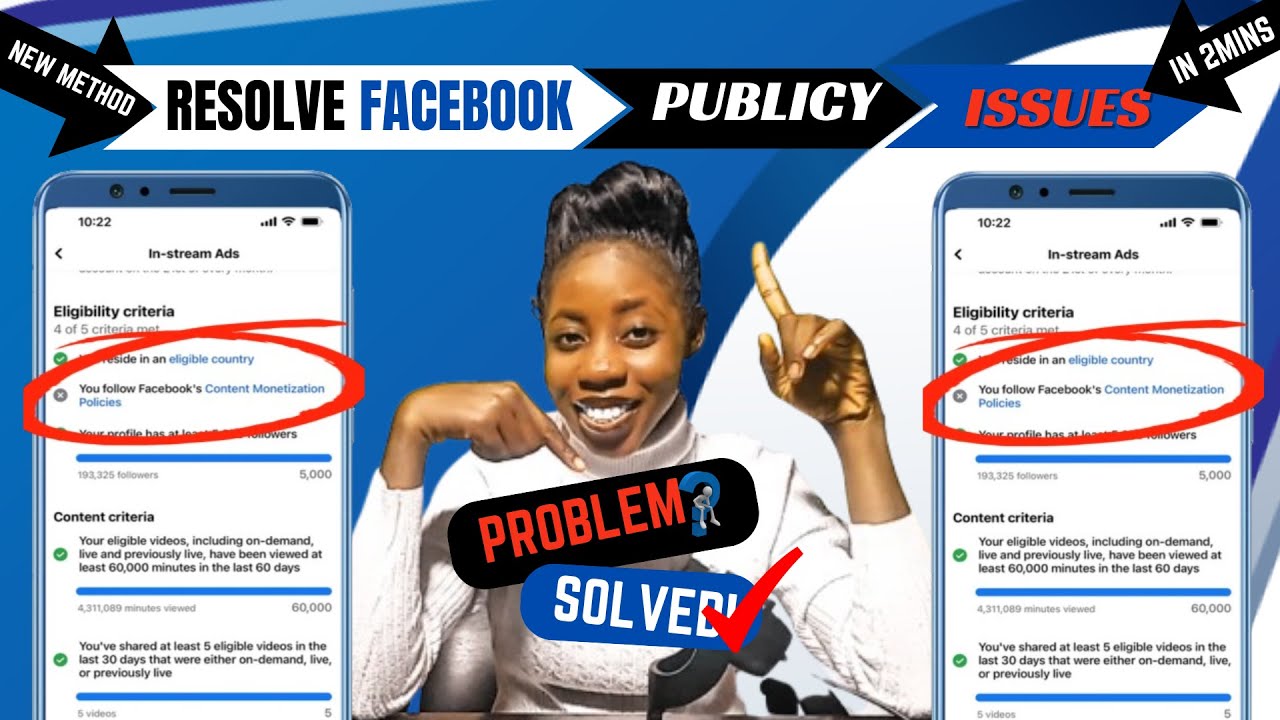 How To REMOVE CONTENT MONETIZATION POLICY VIOLATION   Resolve Facebook Content Policy Issues.
