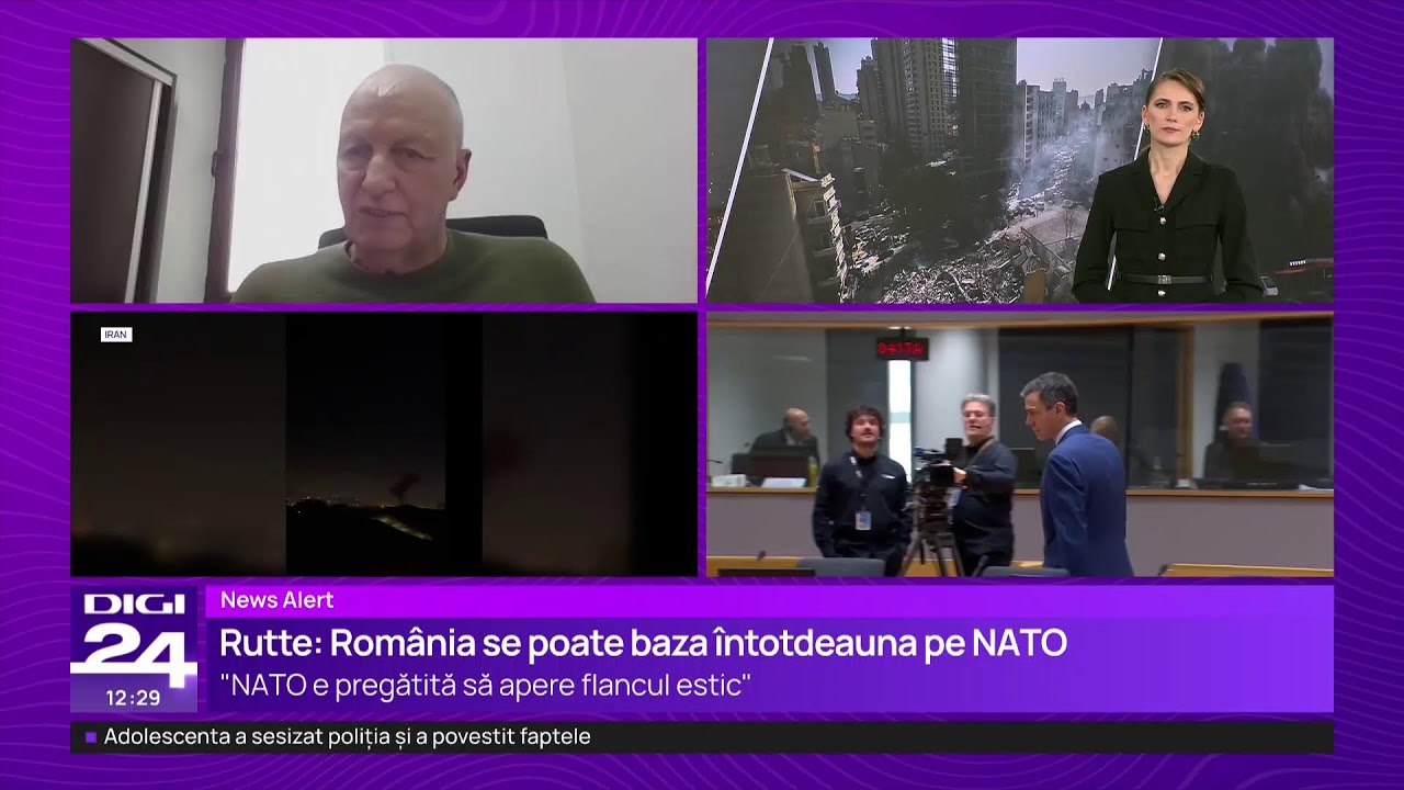 🟣 Știrile Digi24  de la ora 12  – 19 martie 2026