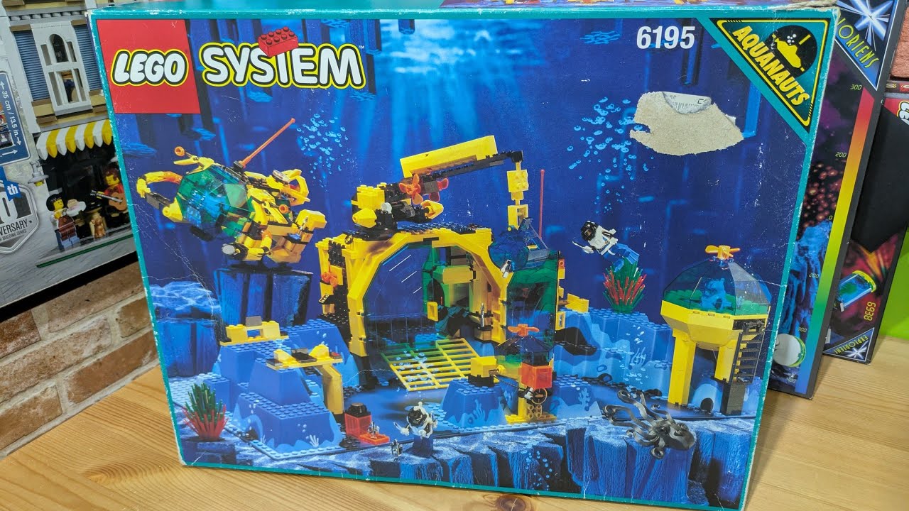 Lego 6195 z 1995 roku | Baza Aquanautów | Aquazone
