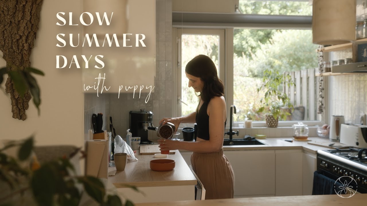 Slow & Cozy Summer With Our Rescue Puppy | Slow Living Vlog In The Netherlands