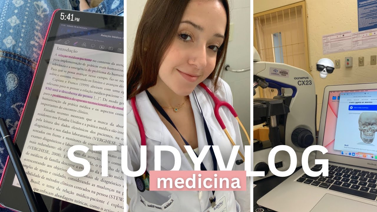 StudyVlog de uma Estudante De Medicina | Estude anatomia comigo 💀🧠 #studyvlog #medvlog