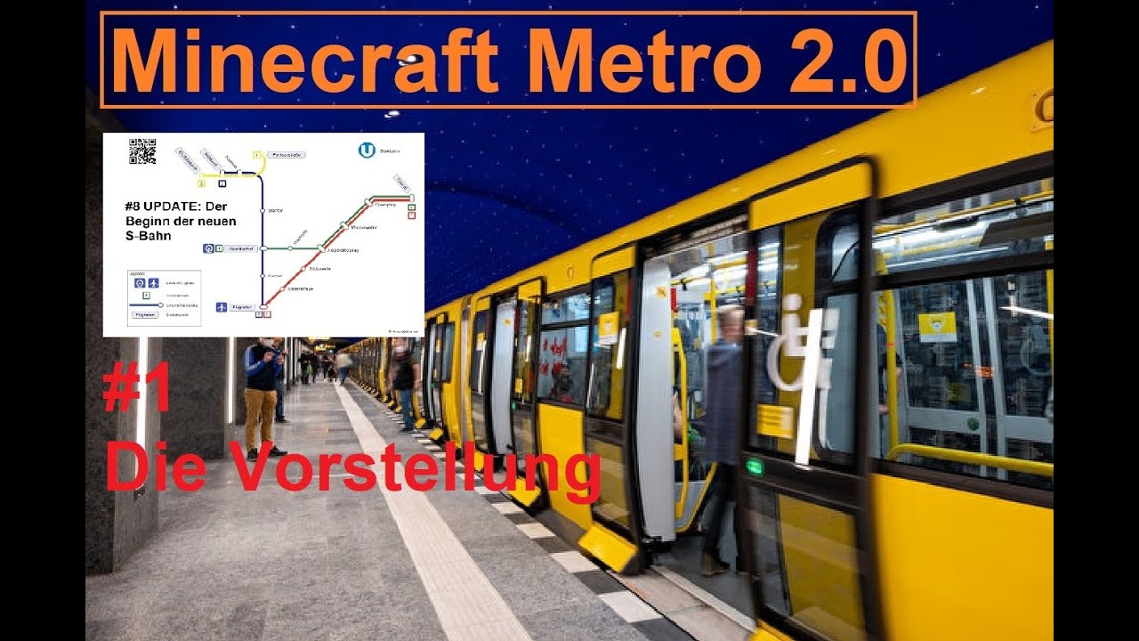 🚇🚇Minecraft Metro 2.0🚇🚇  BESTE U-BAHN MOD ALLER ZEITEN #1 Die Vorstellung der Mod
