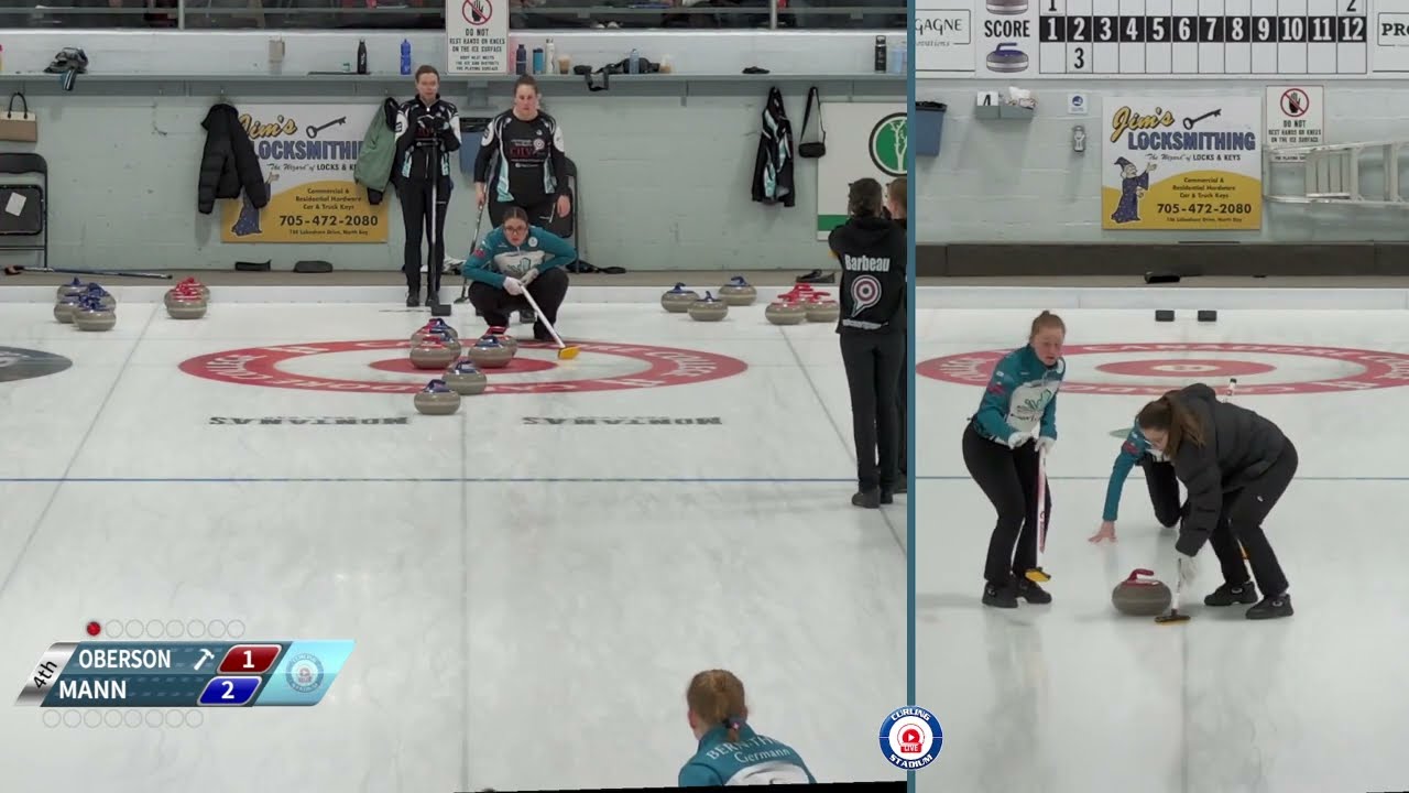 Ariane Oberson Hit To Score vs Mann - Swiss Chalet Women - November 2024