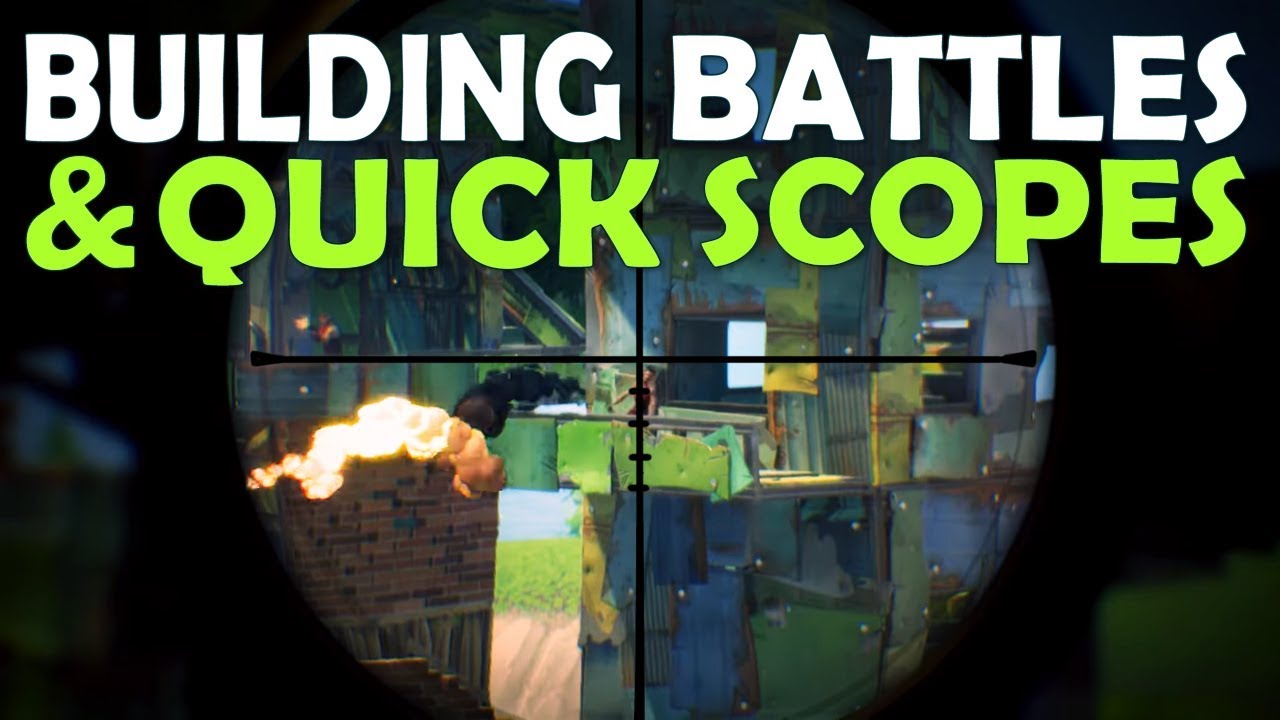 INTENSE BUILDING BATTLES & QUICK SCOPES | DAEQUAN CANT SNIPE? - (Fortnite Battle Royale)