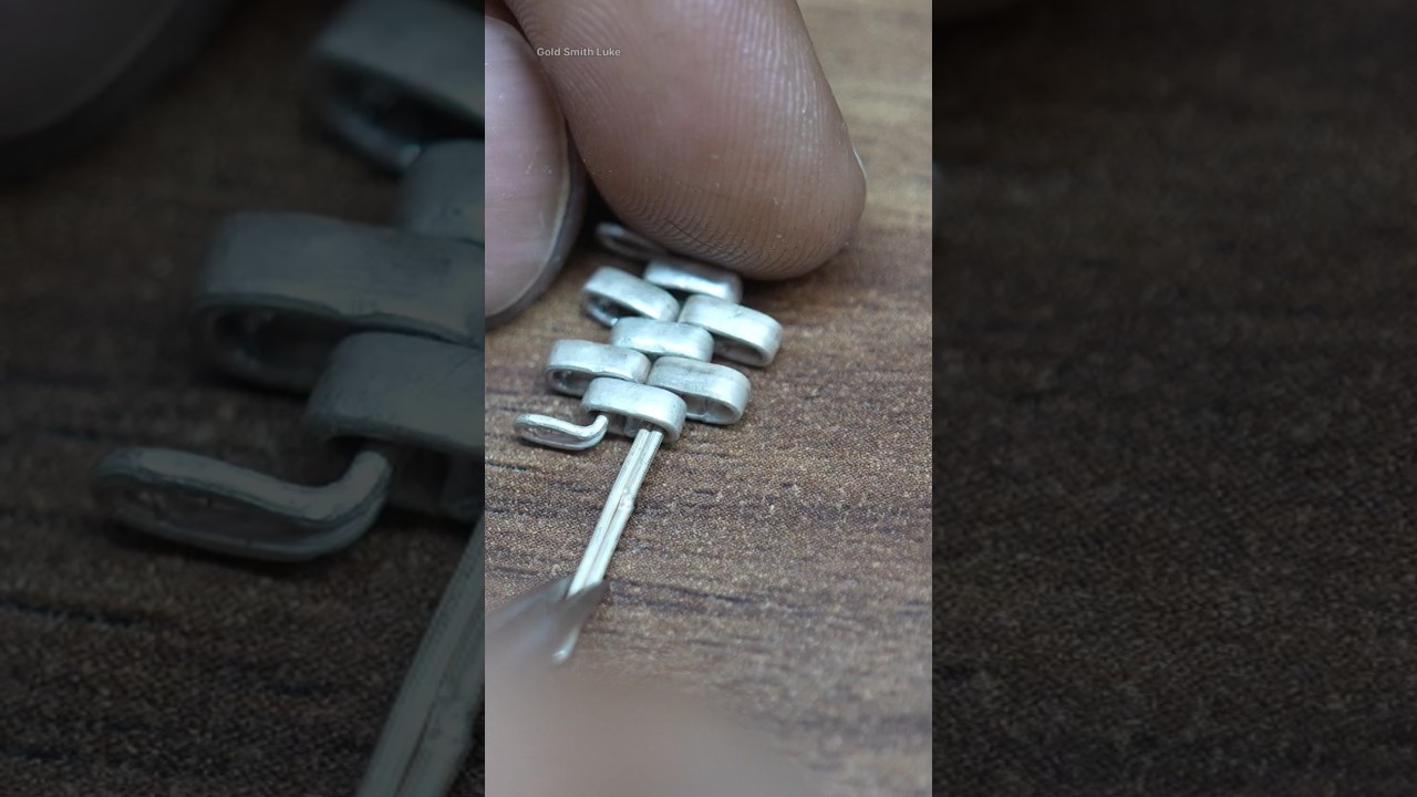 How to Make This Stunning Silver Bracelet at Home / jewelry making/short video #handmadejewelry #diy