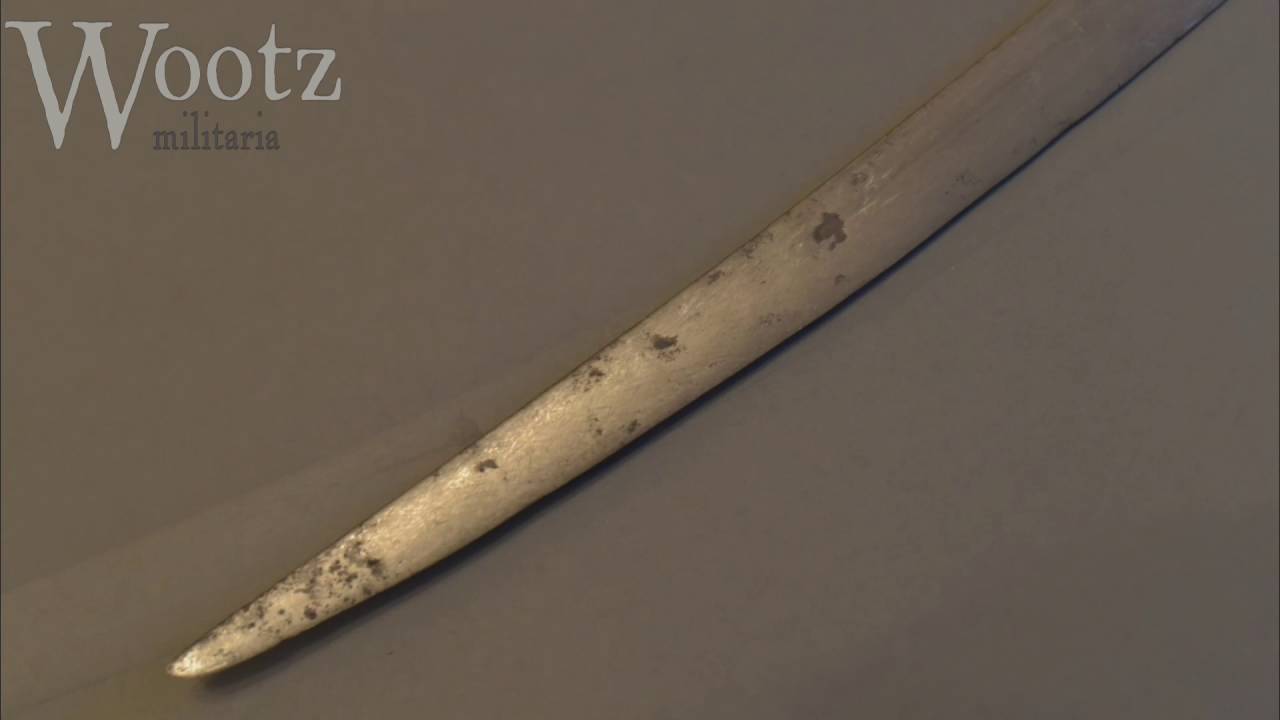 Moderate restoration of a indo persian shamshir blade