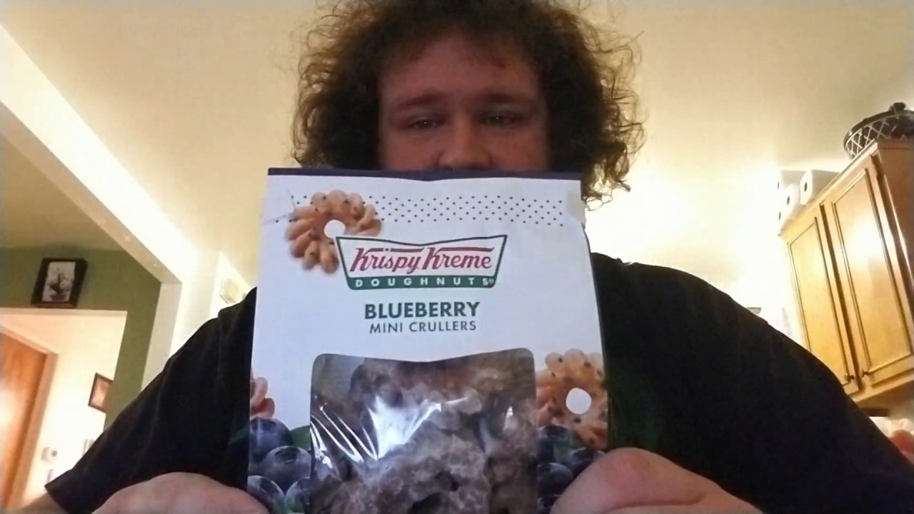 Krispy Kreme Blueberry mini crullers