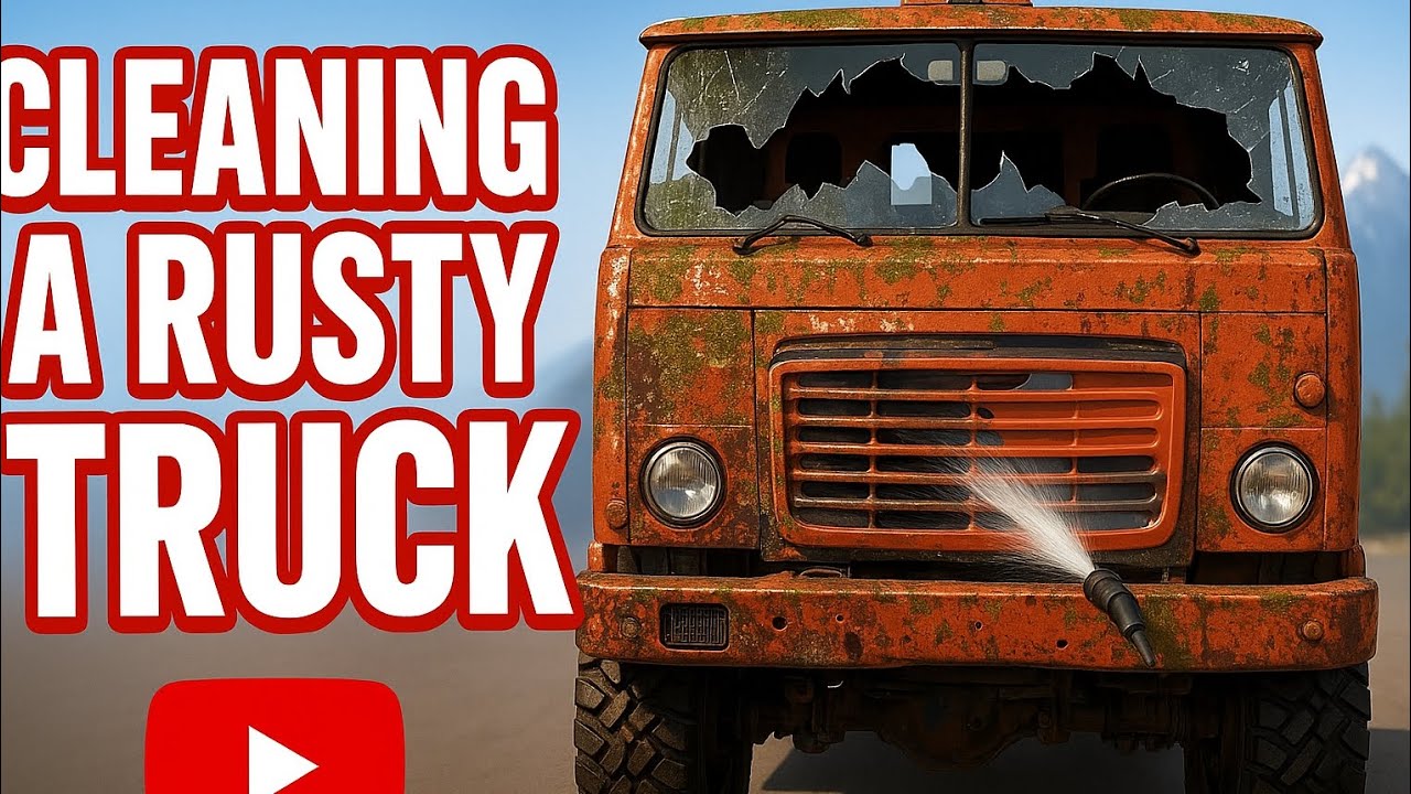 Car ASMR Makeover | Satisfying Rusty Truck Cleaning Restoration | Power Wash Transformation Sounds