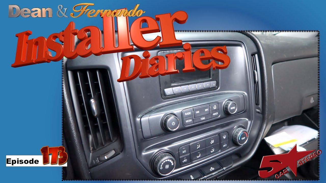 A Chevrolet Silverado gets a new GPS Pioneer radio Installer Diaries 172