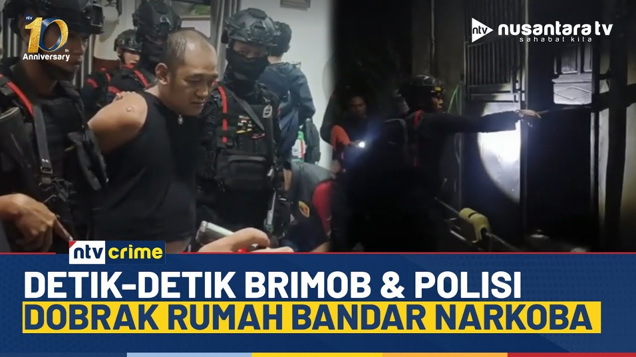 Mencekam! Detik-detik Brimob Dobrak Rumah Bandar Narkoba di Pekalongan, Sempat Ada Perlawanan | NTV