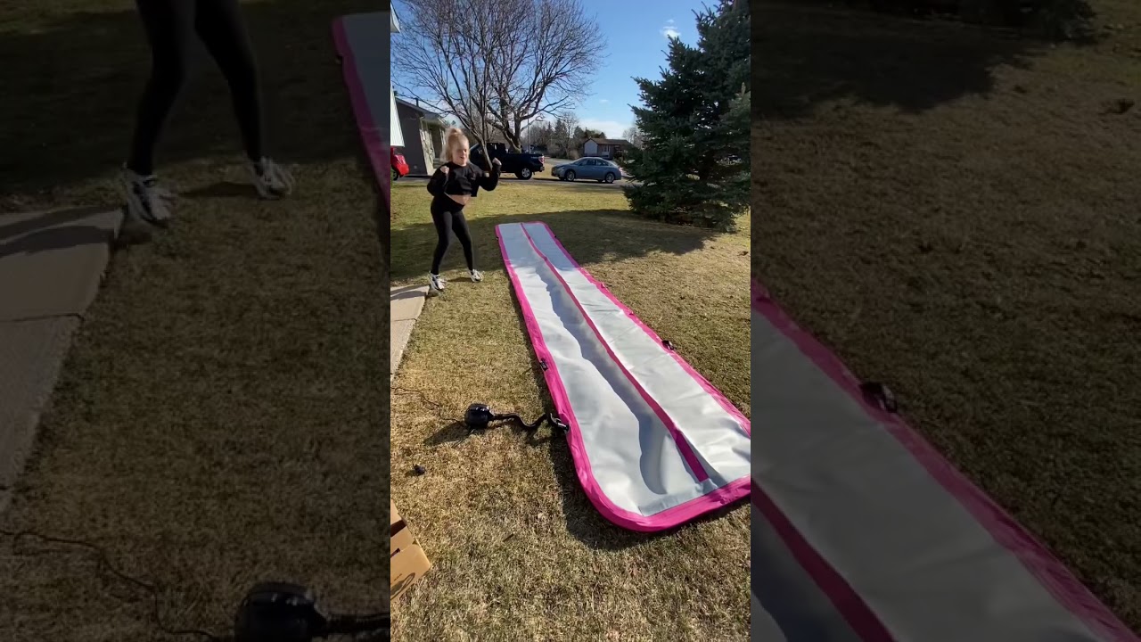 Unboxing my AKSPORT AIRTRACK & how to Set up! #airtrack #tumbling #cheerleading #tumbler #aksport