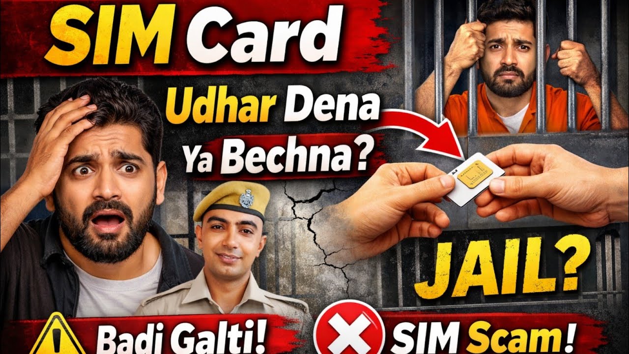 SIM Card Udhar Dena Pad Sakta Hai Mehnga#SIMScam#SIMFraud#CyberCrime#OnlineScam