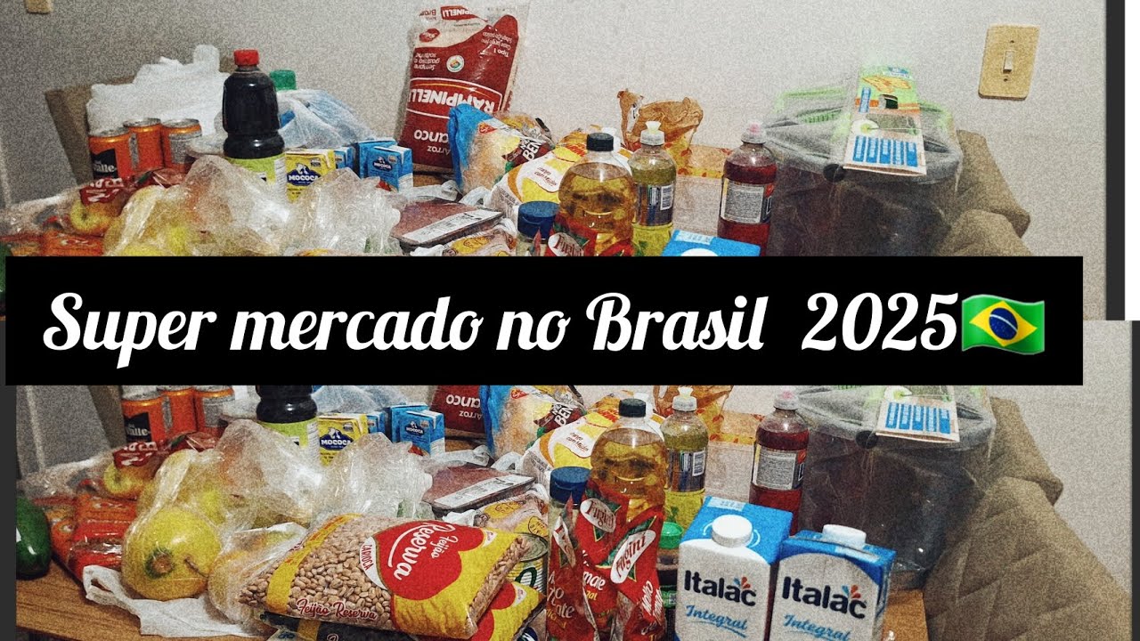 SUPER MERCADO NO BRASIL 2025! Atualização dos preços