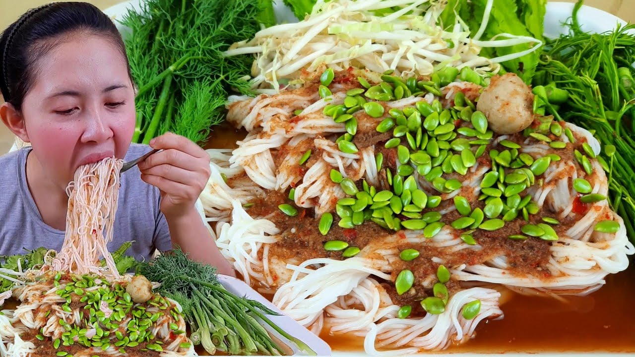 ขนมจีนน้ำยาป่า แซ่บๆข้นๆ หอมนัวน้ำปลาร้า กินคำใหญ่ตาสวด