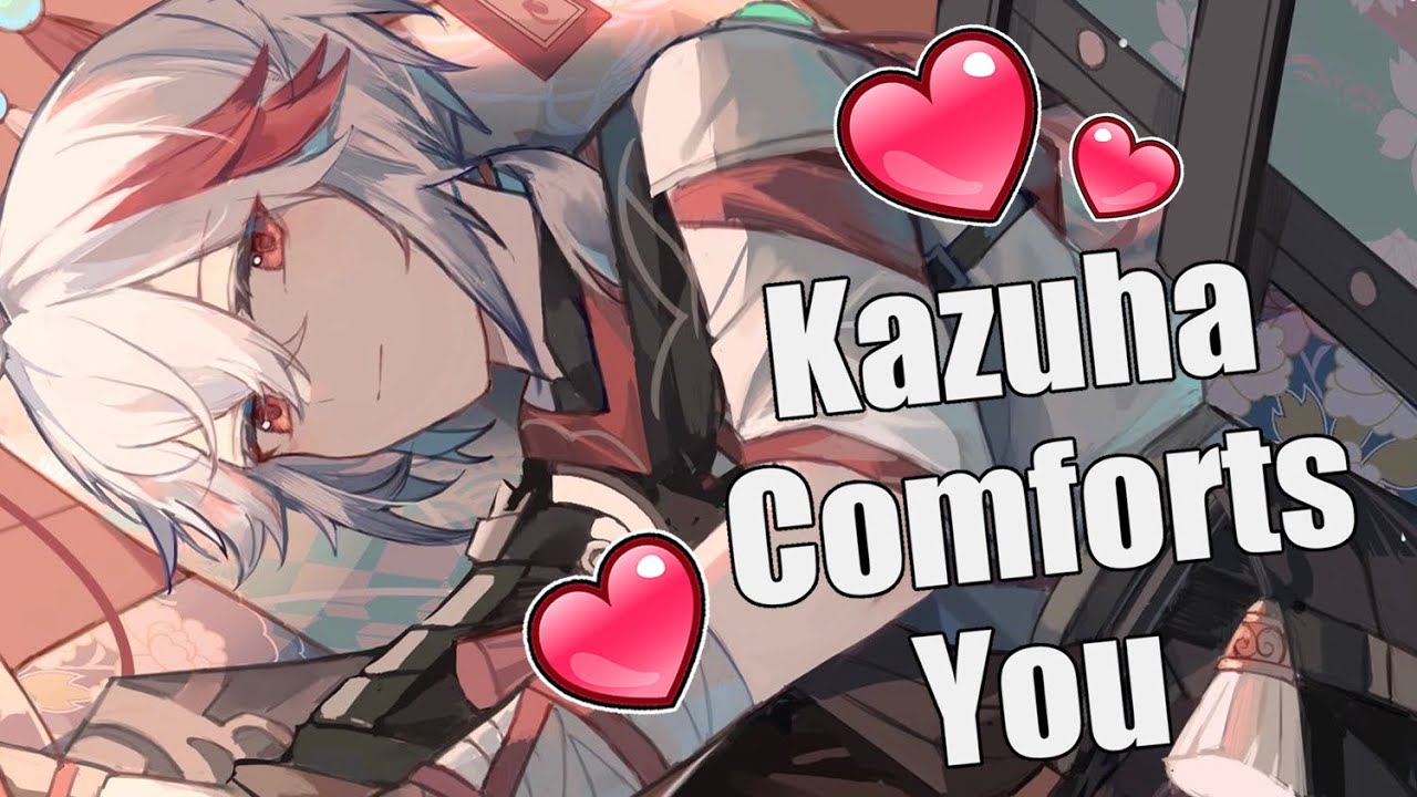 Your Malewife Kazuha Comforts You From Work Stress 🌼🌙 [Genshin ASMR] [Cute] [Audio]