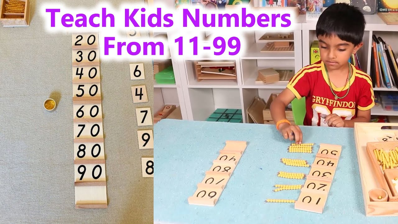 Seguin Board B | Teach 11 To 99 Quantities & Symbols