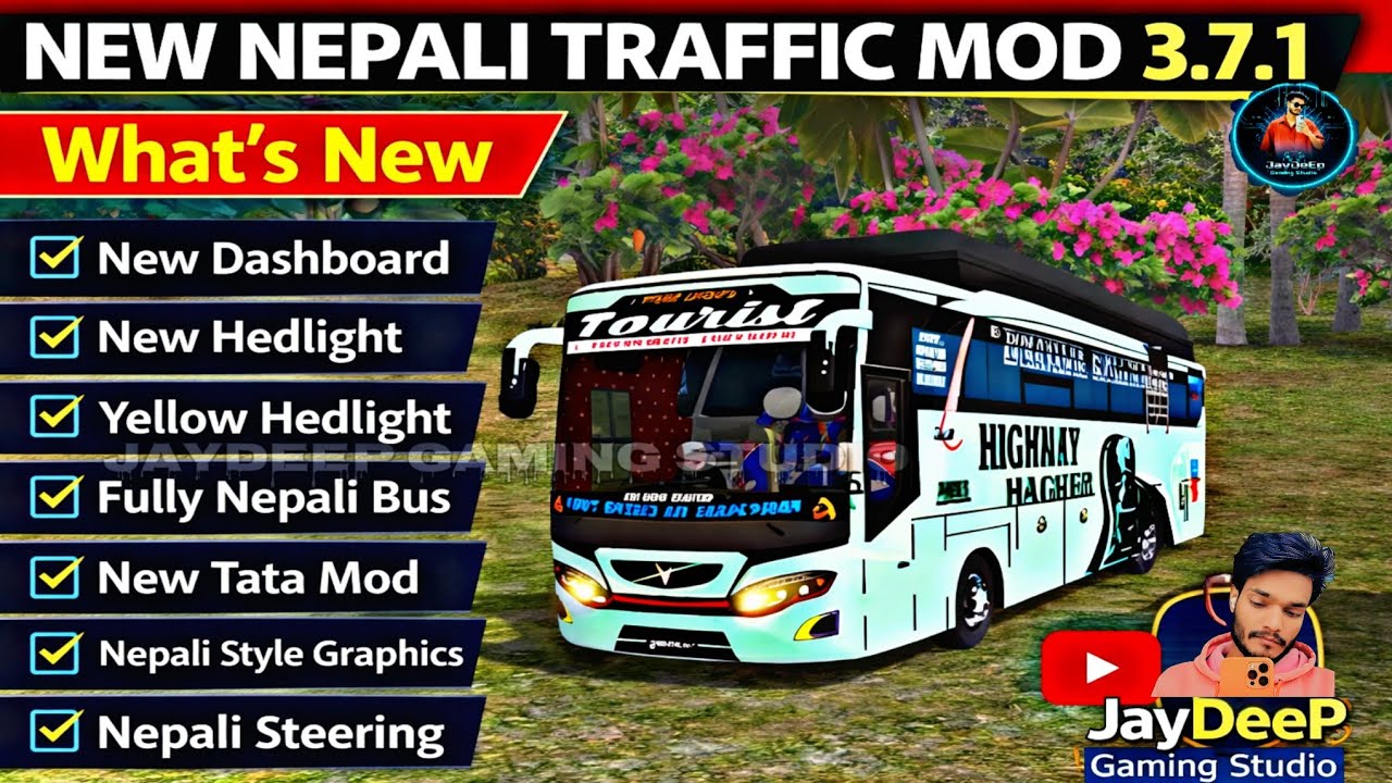New Nepali Traffic Mod 3.7.1 !! New Graphics updated #nepalitrafficmod #subscribe 