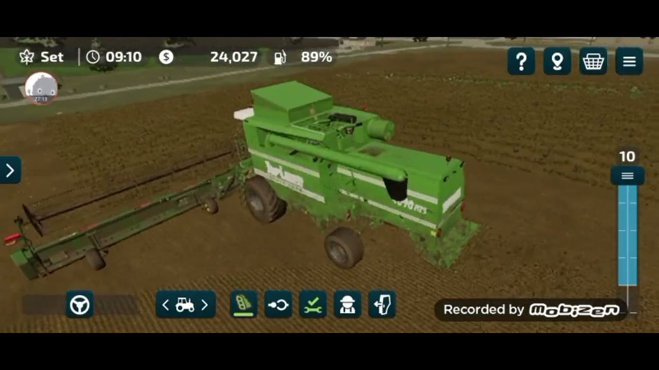 A nova plantadeira na fazenda do Farming Simulator 23