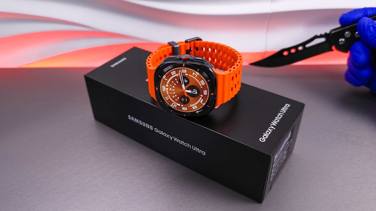 Samsung Galaxy Watch Ultra Orange Unboxing - ASMR