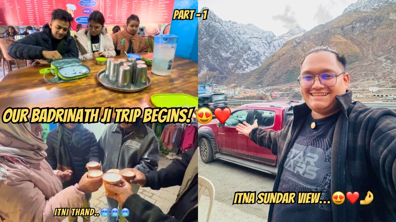 Our BADRINATH JI Trip Begins! 😍❤️ | VLOG 403 | PART 1 | Friends, Fun & Mountains 🏔️🙏 #badrinath2025 