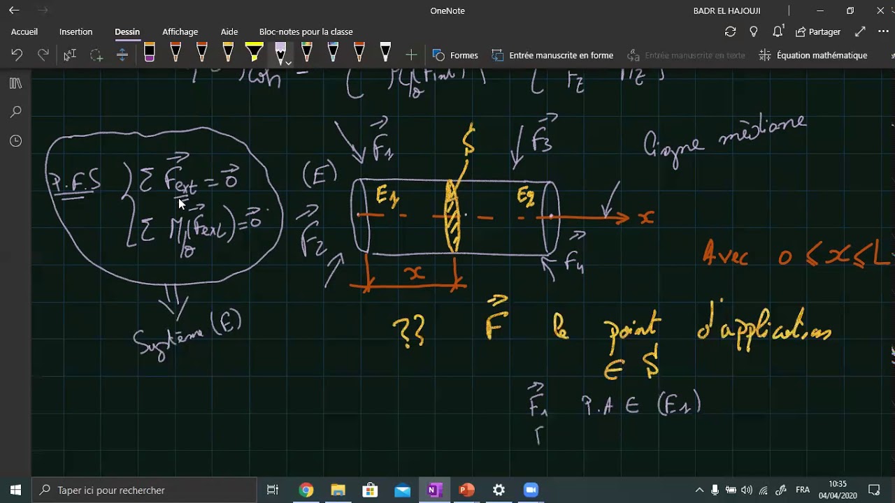 RDM: Traction / Compression simple (Cours)