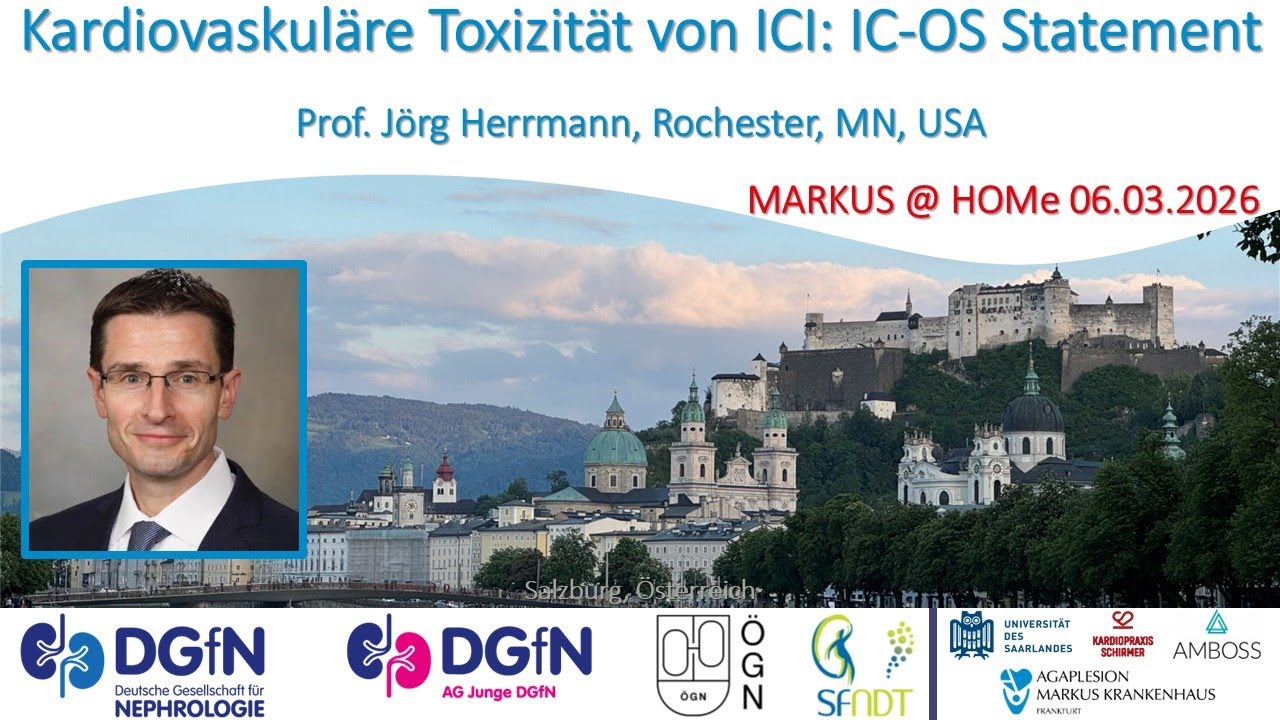 Kardiovaskuläre Toxizität von ICI: IC-OS Statement - Prof. Jörg Herrmann (Rochester, MN, USA)
