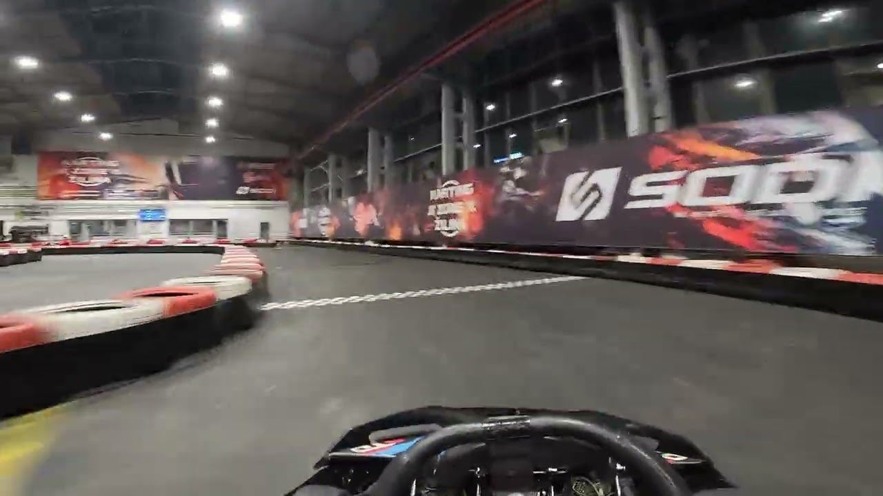 Karting Zone Žilina - nová trať, prvy test v den prestavby