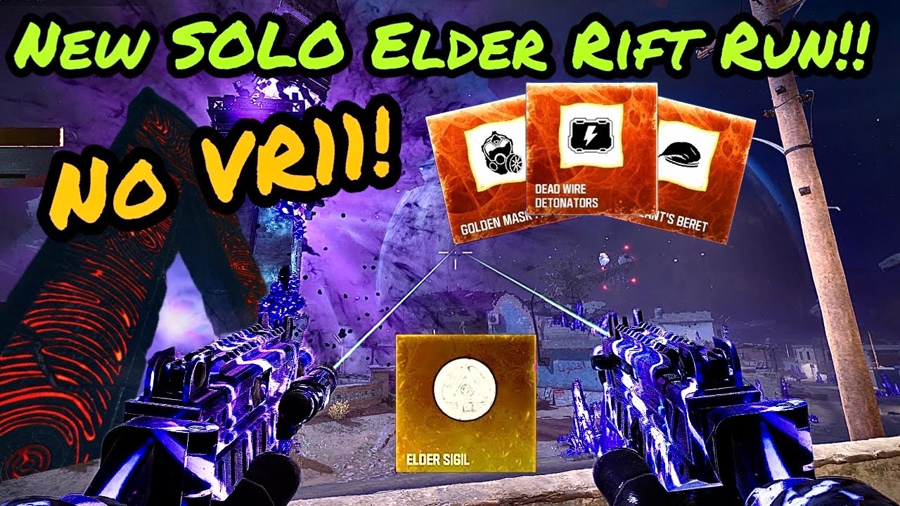 Solo *NO VR11* New Elder Dark Aether Run in MWZ