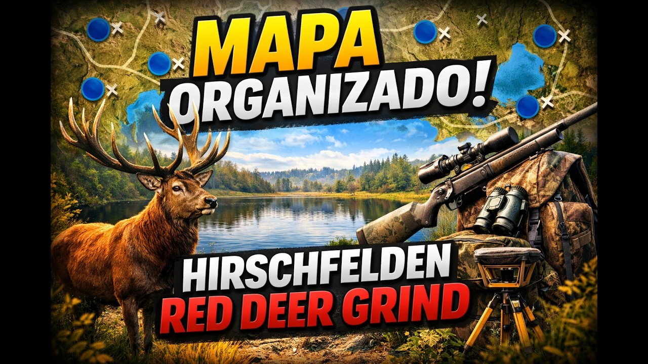 GRIND DE RED DEER EM HIRSCHFELDEN  #2 – ORGANIZANDO O MAPA PARA DOMINAR OS MACHOS