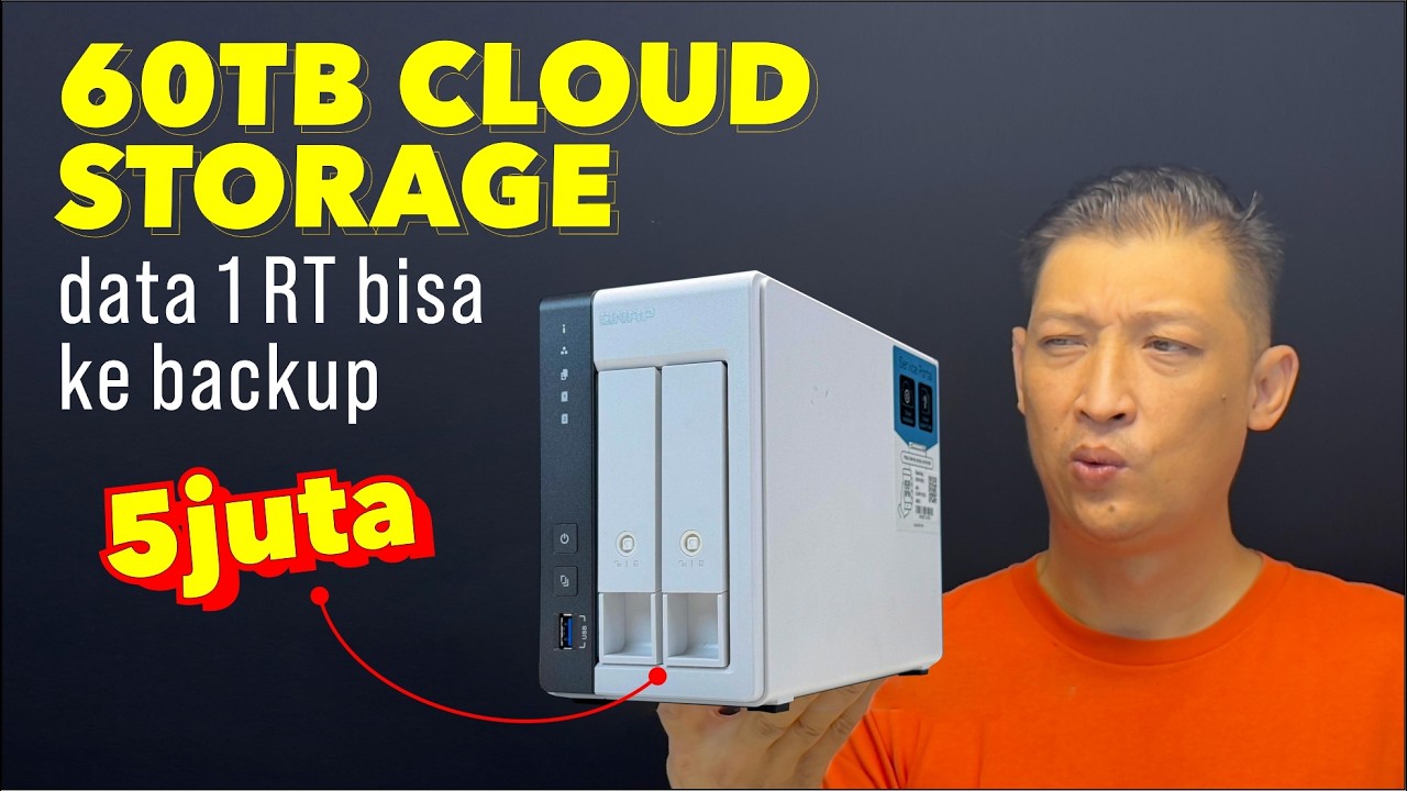 ALAT KECIL tapi fungsi nya BANYAK BUANGET !!!! NAS SERVER QNAP TS216G