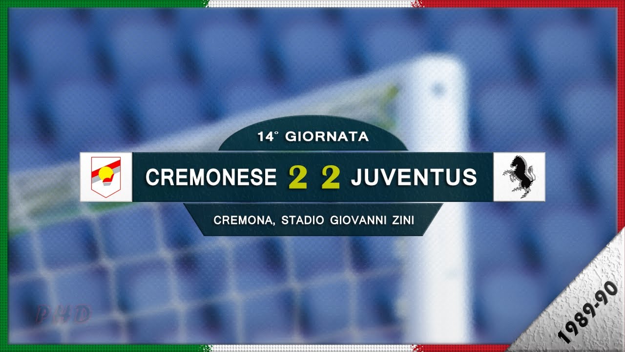 Serie A 1989-90, g14, Cremonese - Juventus