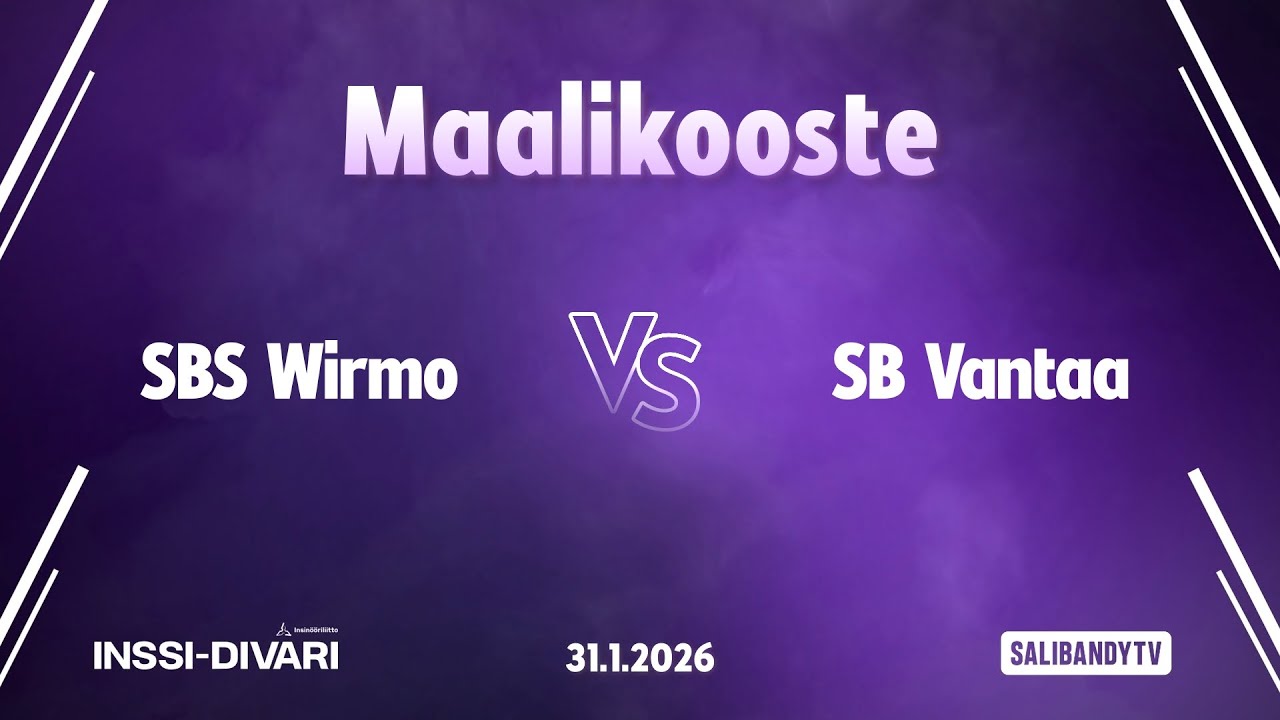 Maalikooste: SBS Wirmo - SB Vantaa (Inssi-Divari M)