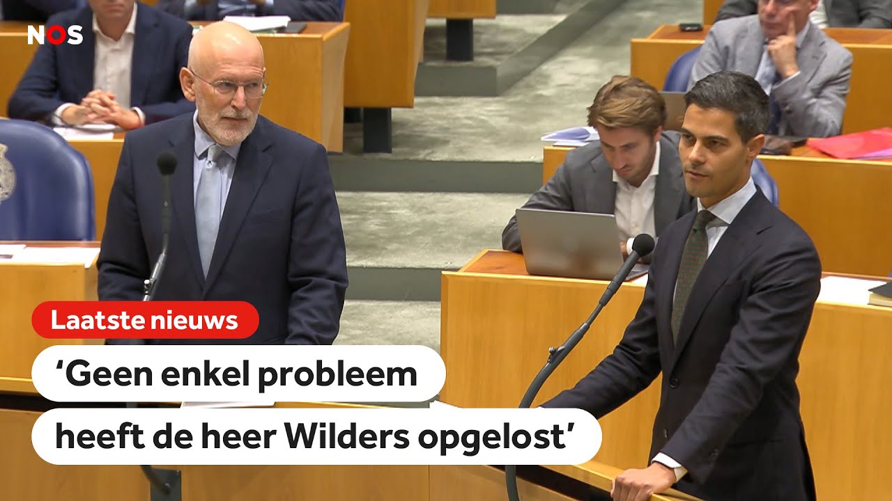 Jetten (D66) en Wilders (PVV) in discussie over verantwoordelijkheid voor rellen