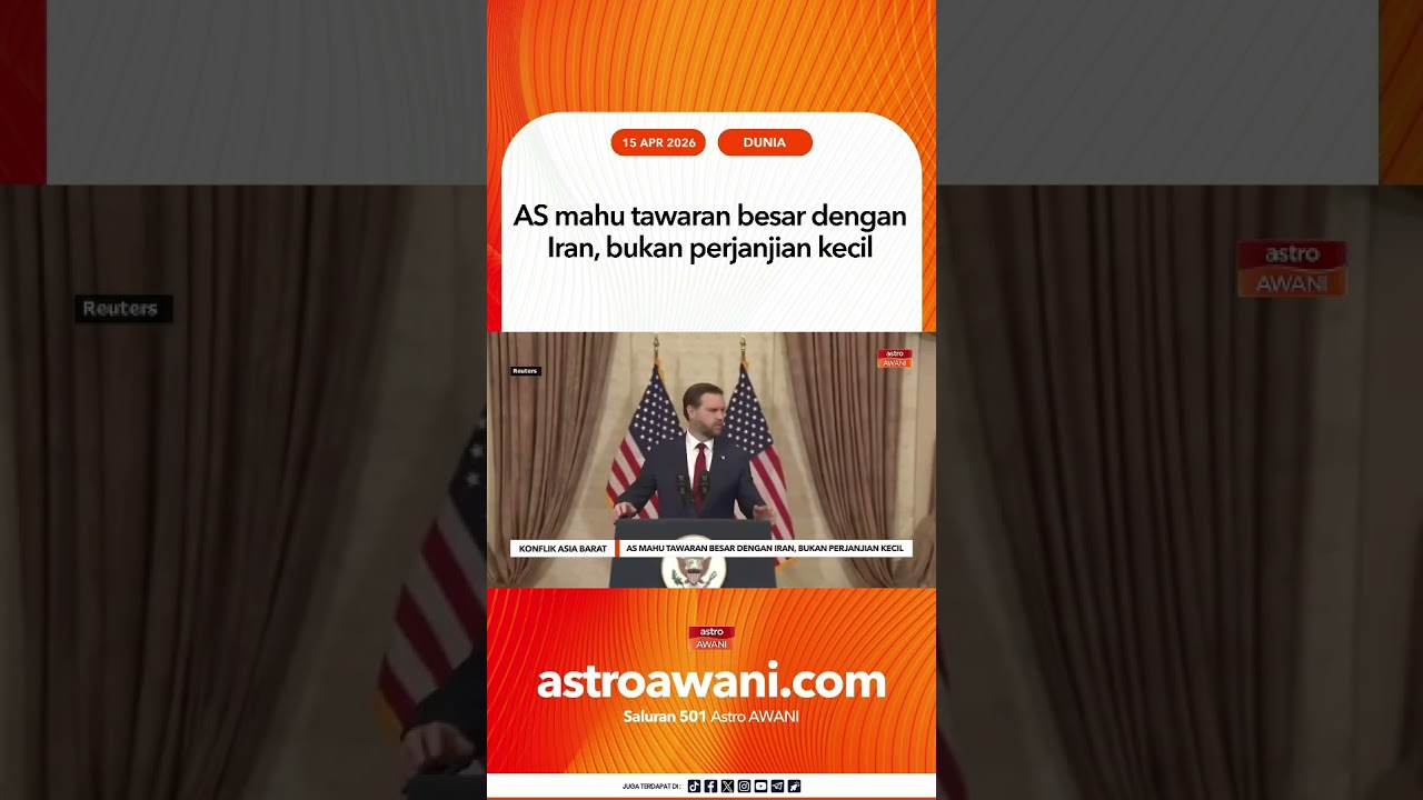 AS mahu tawaran besar dengan Iran, bukan perjanjian kecil