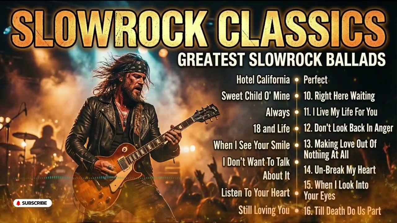 Slow Rock Classics Playlist | Best Rock Ballads of All Time